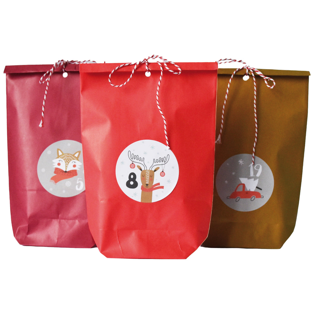 Adventskalender DIY Set rot – Bild 3