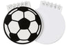 Notizblock Fußball