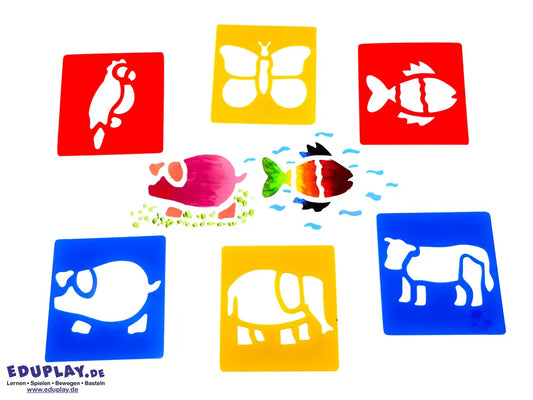 Malschablone Tiere