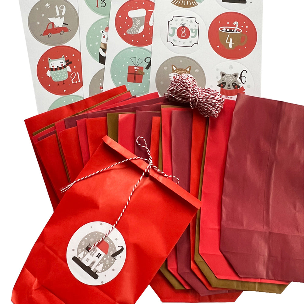 Adventskalender DIY Set rot  – Bild 5