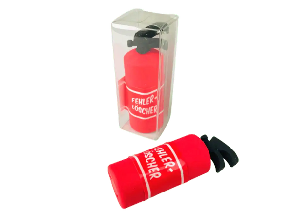 Radiergummi Feuerlöscher