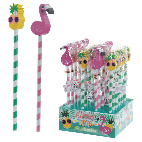 Bleistift mit Radiergummi Tropical